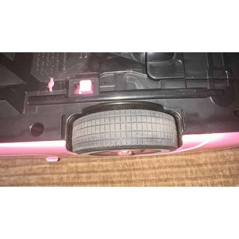 Hot Wheels Corvette Barbie RC Pink Convertible Car with Remote Control EUC